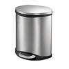 Balde Silencioso Anti-dedo Mate de acero inoxidable 6L